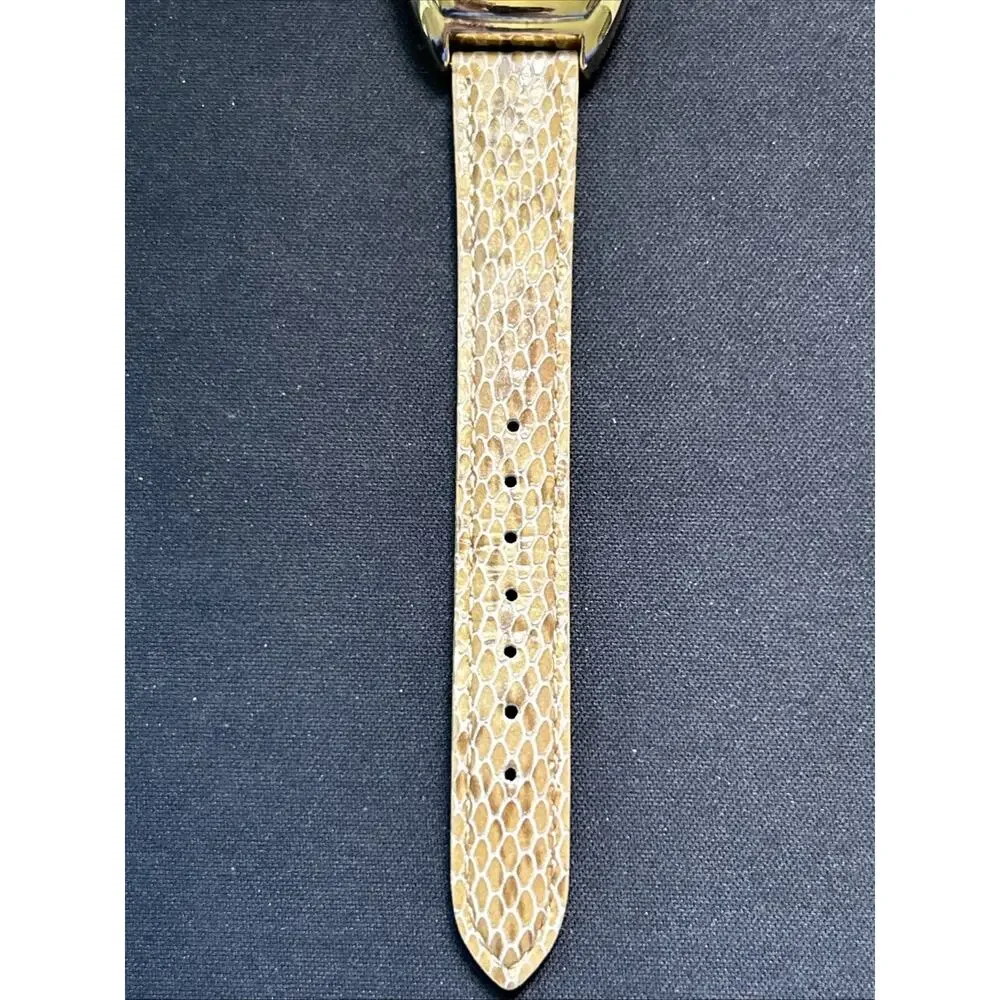 Gossip Gold Tone Beige Band Women’s Quartz Watch